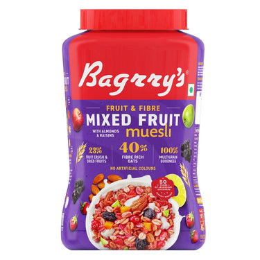 Bagrry's - Mixed Fruit Muesli, Fruit & Fibre with Almonds & Raisins 1Kg